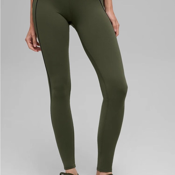 ALO Yoga Deep Olive Leggings - Picture 1 of 7